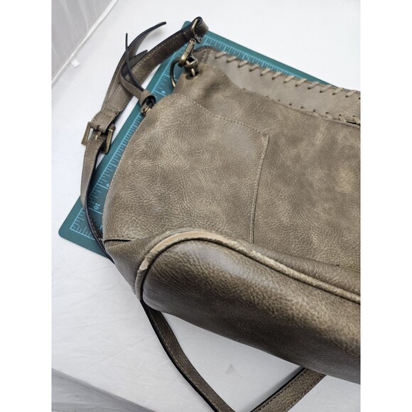 Steve Madden Vegan Leather Crossbody Bag Green - Picture 13 of 16